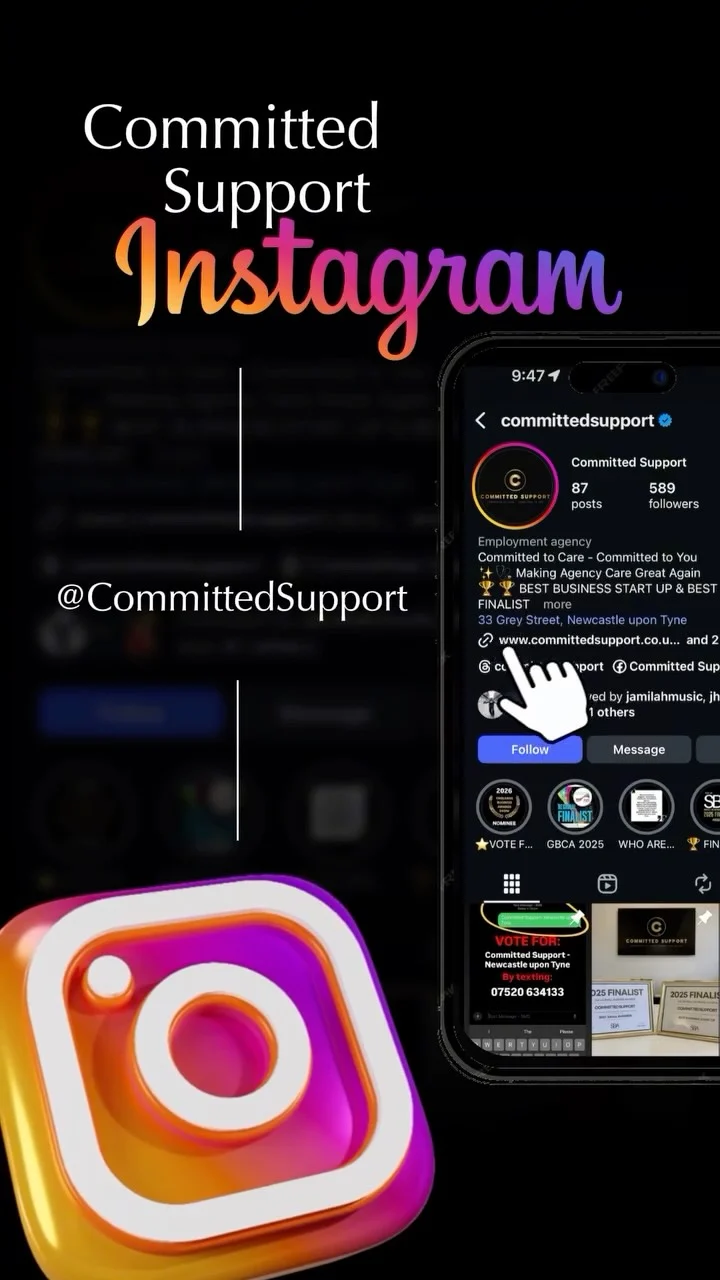 Instagram post from committedsupport. This post is in position 92.