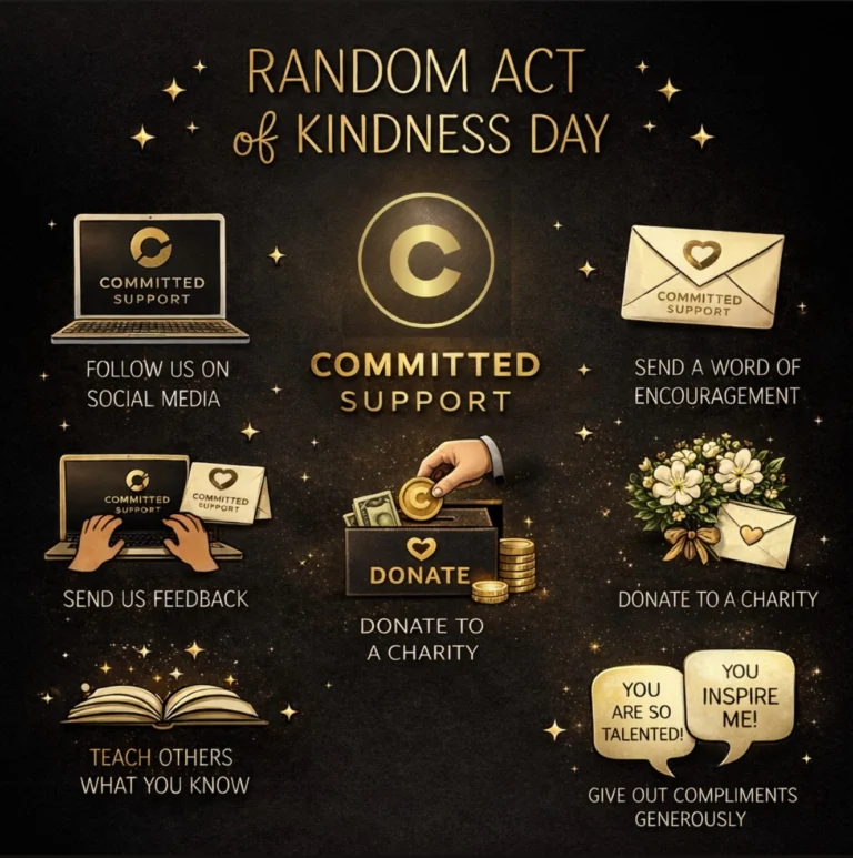 Instagram post from committedsupport. This post is in position 22.