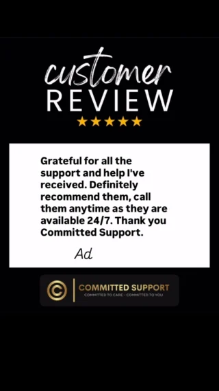 Instagram post from committedsupport. This post is in position 69.