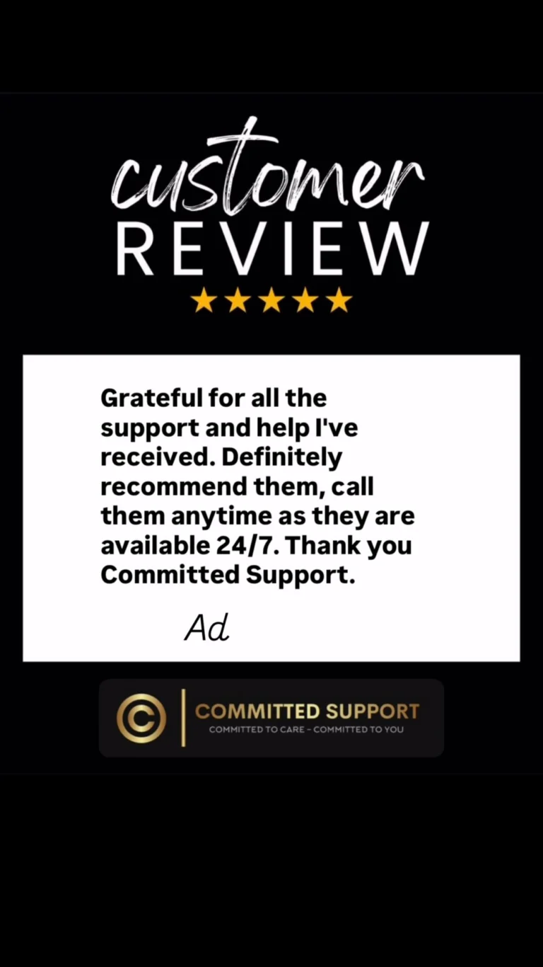 Instagram post from committedsupport. This post is in position 68.