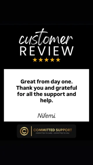 Instagram post from committedsupport. This post is in position 50.